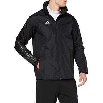 adidas Men's Condivo 18 Storm Jacket, Black/White, Large