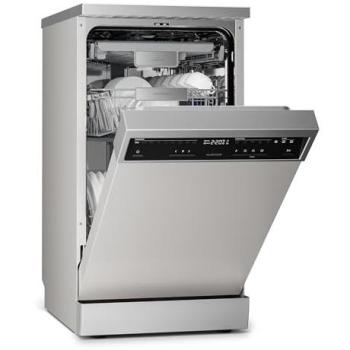 Lavavajillas Independiente Klarstein Verosteel 45 cm - Minimalista, Compacto, Elegante, Clase B, Acero Inoxidable, 10 Cuberterías, 9 Programas, Silencioso 42
