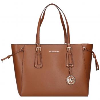 Bolso de hombro Voyager tote de piel - Marrón Talla Os