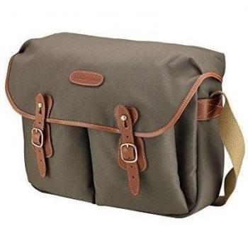 Billingham Hadley FibreNyte - Bolsa grande para cámara, color verde y ocre