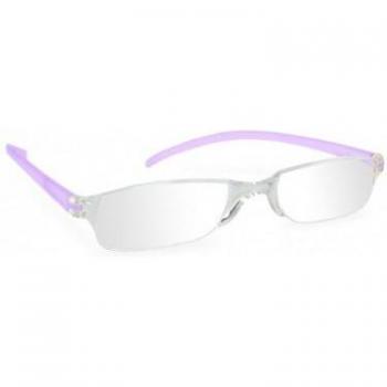 Gafas de lectura premontadas modelo Invisible con lente asférica Violeta +1.00