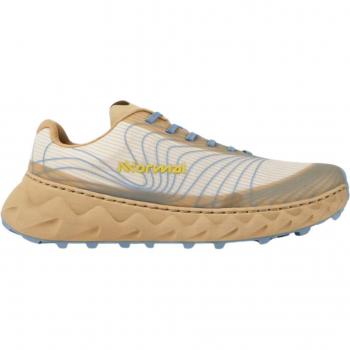 NNormal - Zapatillas de trail running unisex Tomir sand/azul, modelo 1.0, color beige y azul, talla EU 43 1/3