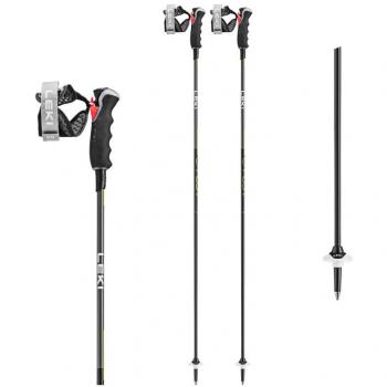 Bastones de trekking Leki Carbon 12 3D negros (par) - 115 cm