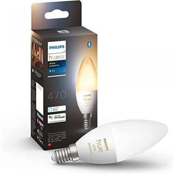 Philips Hue White Ambiance E14 B39 4W LED Smart Bulb Warm to Cool White Light