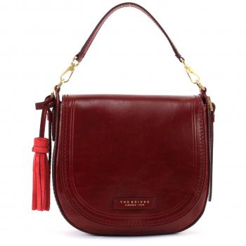 The Bridge Pearldistrict Leather Shoulder Bag Red AW22, Size: ONE SIZE
