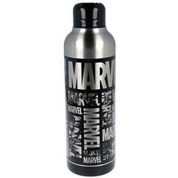 Marvel | Botella De Agua Reutilizable De Acero Inoxidable | Botella Termo Con Doble Aislamiento Para 12 Horas De Bebida Caliente Y 18 Horas De Bebida Fría - Libre Bpa - 515 Ml