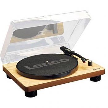 Lenco LS-50WD Wood Semi-Automatic Belt Drive USB Turntable