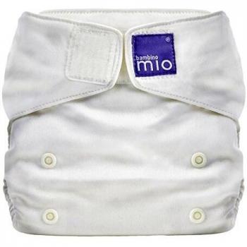 Miosolo Pañal Todo en Uno Classic Marshmallow Blanco - Bambino Mio, 1 unidad, reutilizable