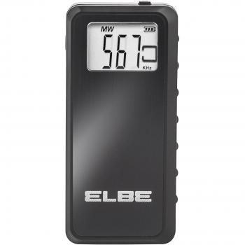Radio Digital Portátil de Bolsillo Elbe RF-70 con Memoria para 60 Emisoras AM/FM