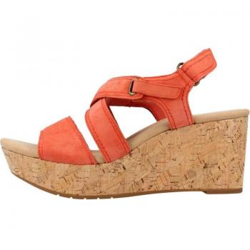 Sandalias de Mujer Clarks Modelo Rose Way Naranja