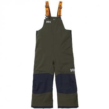 Helly Hansen K Rider 2 Ins Bib, Verde, Talla 10, Unisex, para niños