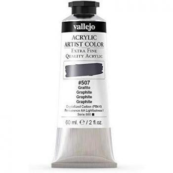 Vallejo Acrylic Artist Color 16507 Graphite