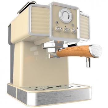 Cecotec Power Espresso 20 Tradizionale Light Yellow Cafetera Express de Brazo 1350W 20 Bares Thermoblock 1,5L
