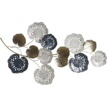 Fíjalo Decoración de Pared en Metal con Diseño de Hojas - Elegante y Moderno