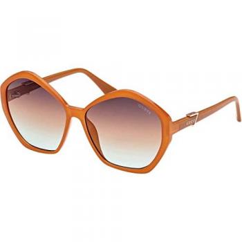 Guess Women's Sunglasses GU7813-44F Orange Full-Rim Butterfly Style