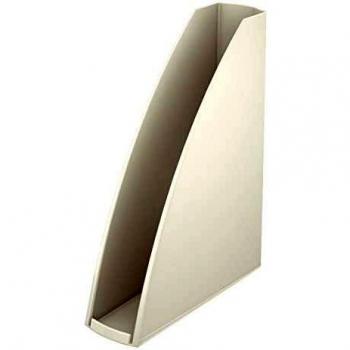 Organizador de Revistas Leitz WOW A4 Blanco Perlado, 60 mm de ancho, Poliestireno