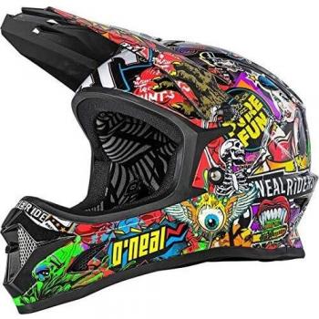O'Neal Kinder Fullfacehelm Backflip Crank Multi, Mehrfarbig, M, 0500-67