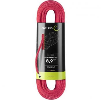 Cuerda Edelrid Swift 48 Pro Dry 8.9 mm - Cuerda de triple certificación, longitud 60 m, color rosa