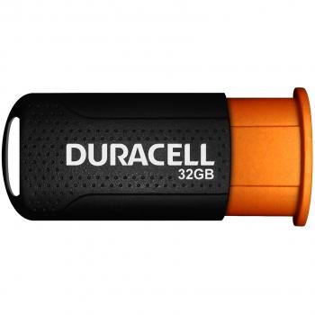 Duracell Drusb32Pr, 32 GB, Negro/Naranja