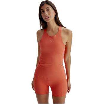 Camiseta sin mangas de mujer Parvati de Born Living Yoga, soporte medio-alto, color naranja, talla L