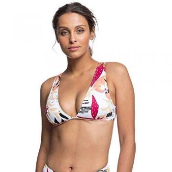 Roxy - Top de Bikini Triangular Alargado - Mujer - XS - Blanco