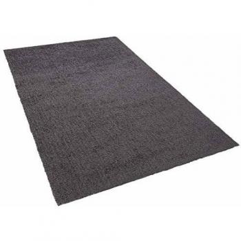 Alfombra Shaggy Gris Oscuro 200 x 300 cm Moderna de Pelo Largo y Alta Densidad