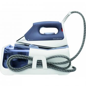 Rowenta DG8421 Pro Precision - Centro de planchado, 5 bares, autonomía ilimitada, vapor continuo 120g/min, suela Microsteam 400 Láser con punta de precisión