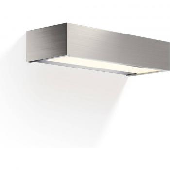 Aplique LED Decor Walther Box Níquel 25 cm 2.700K