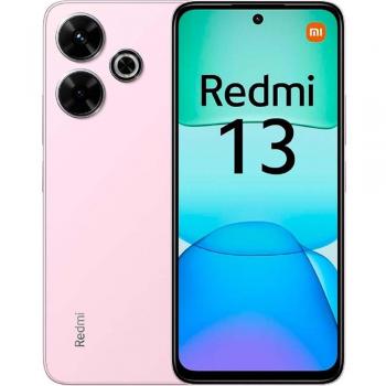 Móvil Xiaomi Redmi 13, 6 GB RAM, 128 GB almacenamiento, color Pearl Pink, pantalla de 17.2 cm (6.79 pulgadas), ranura híbrida Dual SIM, conexión 4G, USB Tipo C,
