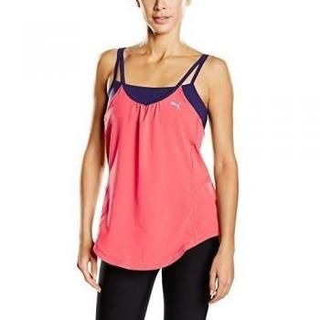 PUMA Women  s camiseta con víctimas LW burbuja Rojo Red - Cayenne Talla:mediano