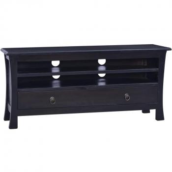 Mueble para TV de madera maciza de caoba 100x30x45 cm