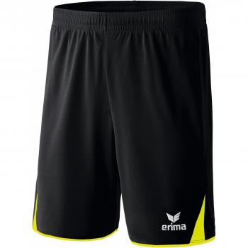 erima Shorts 5-Cubes - Calcetines para niña, color negro / amarillo neón, talla 128