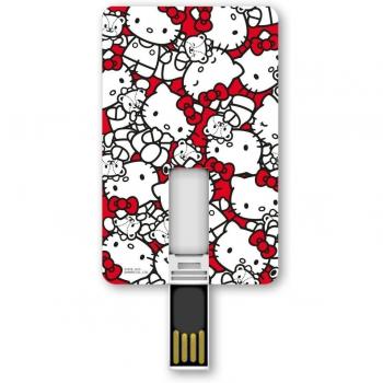 Tribe Hello Kitty 8GB USB 2.0 Type-A Rojo, Color blanco unidad flash USB - Memoria USB
