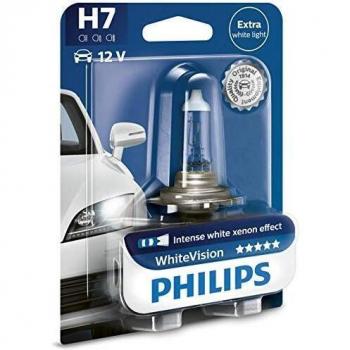 Philips 12972WHVB1 WhiteVision Lámpara Halógena, 60% más de Luz, 4300K