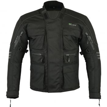 Chaqueta de motorista de Ridex para hombre CJ1, con protección, impermeable, hombre, schwarz - schwarz, medium