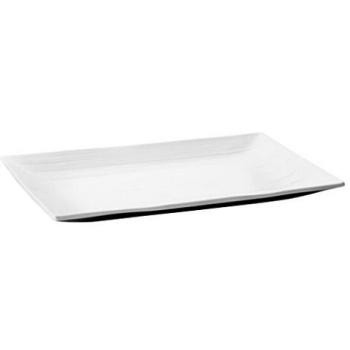 Lacor - 63164 - Fuente Fuji Rectangular De Melamina 34 x21x2 cm - Blanco
