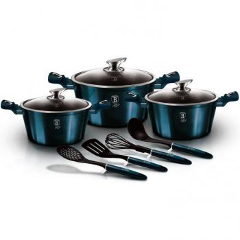 Berlinger Haus Aquamarine Batería de Cocina 10 Piezas Aluminio