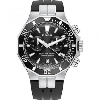 Edox Delfin Chronograph Men's Watch 43mm 20ATM