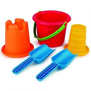 Hape E4053 5-in-1 Beach Set, Multi-Colour