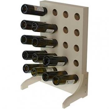 Expovinalia Botellero para 20 Botellas, Madera, Marrón, 70x44x7 cm