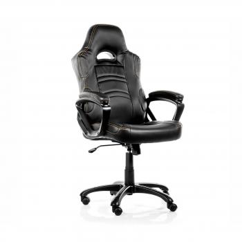 Arozzi Enzo Silla Gaming Negra con Asiento Acolchado y Función Basculante
