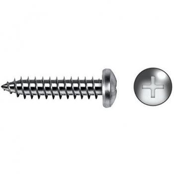 Celo 955507981100 - Tornillo Rosca Chapa Din 7981 Cabeza Alomada Impronta Ph Diámetro 5,5X50 Mm Cincado, 100 Unidades