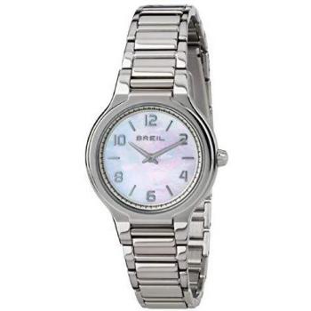 Reloj BREIL Mujer SINTESI Esfera Blanco e Correa in Acero, Movimiento Solo Tiempo - 2H Cuarzo