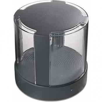 LEDS·C4 Baliza IP65 Compact Ø210mm LED 16.8W Blanco Cálido 3000K Gris Urbano 744Lm