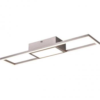 Plafón LED Rígido con Control Remoto CCT Níquel 22W 2700/6000K