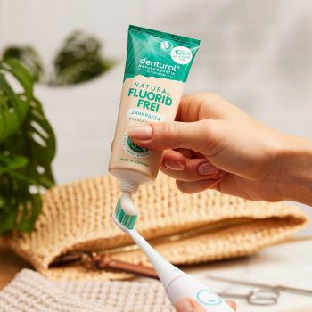 Dentífrico Natural Sin Flúor Happybrush Dentural, 75 ml