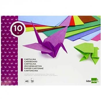 Liderpapel - Cartulina, Bloc Trabajos Manuales, 297 X 420 Mm.