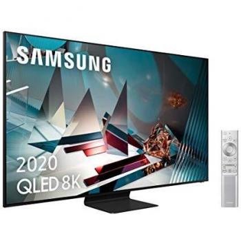 Samsung QLED 8K 2020 82Q800T- Smart TV de 82 con Resolución 8K Real, Direct Full Array Elite HDR 2000, Inteligencia Artificial 8K, Multi View, OTS, Premium One Remote y Asistentes de Voz Integrados