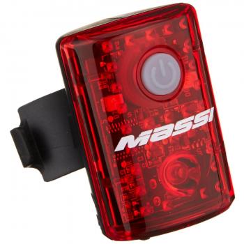 Massi Athos 15 LM Faro, Luces, Bicicletas, Rojo, 8x5