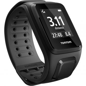 TomTom Runner2 - Reloj deportivo, color negro / gris, talla L